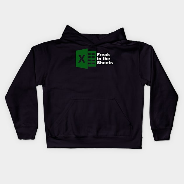 Freak in the Sheets Green Kids Hoodie by positive_negativeart